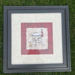 Framed Carol Robinson Art 17.5” X 17.5”