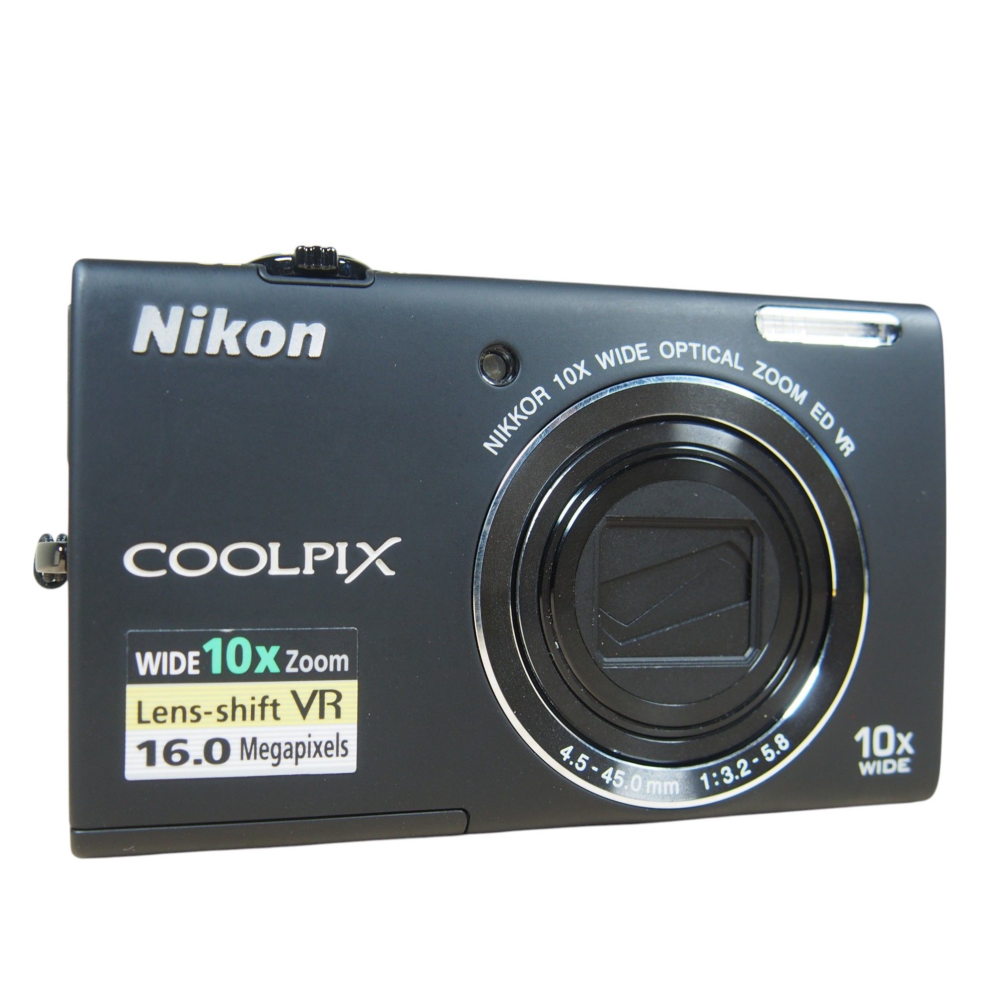 Nikon Coolpix S6200 16.0MP Digital Camera Bundle Black w/Charger + Battery EUC Comes with: Camera Charger Battery Wrist Strap *ask for a memory card a