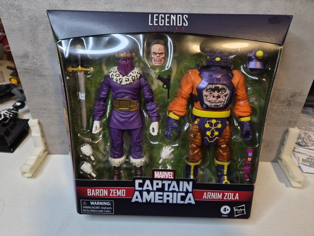 Marvel Legends Baron Zemo & Arnim Zola Figure 2-Pack from Captain America