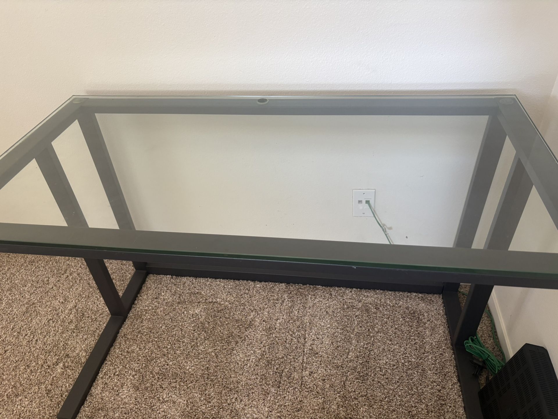 Glass Desk