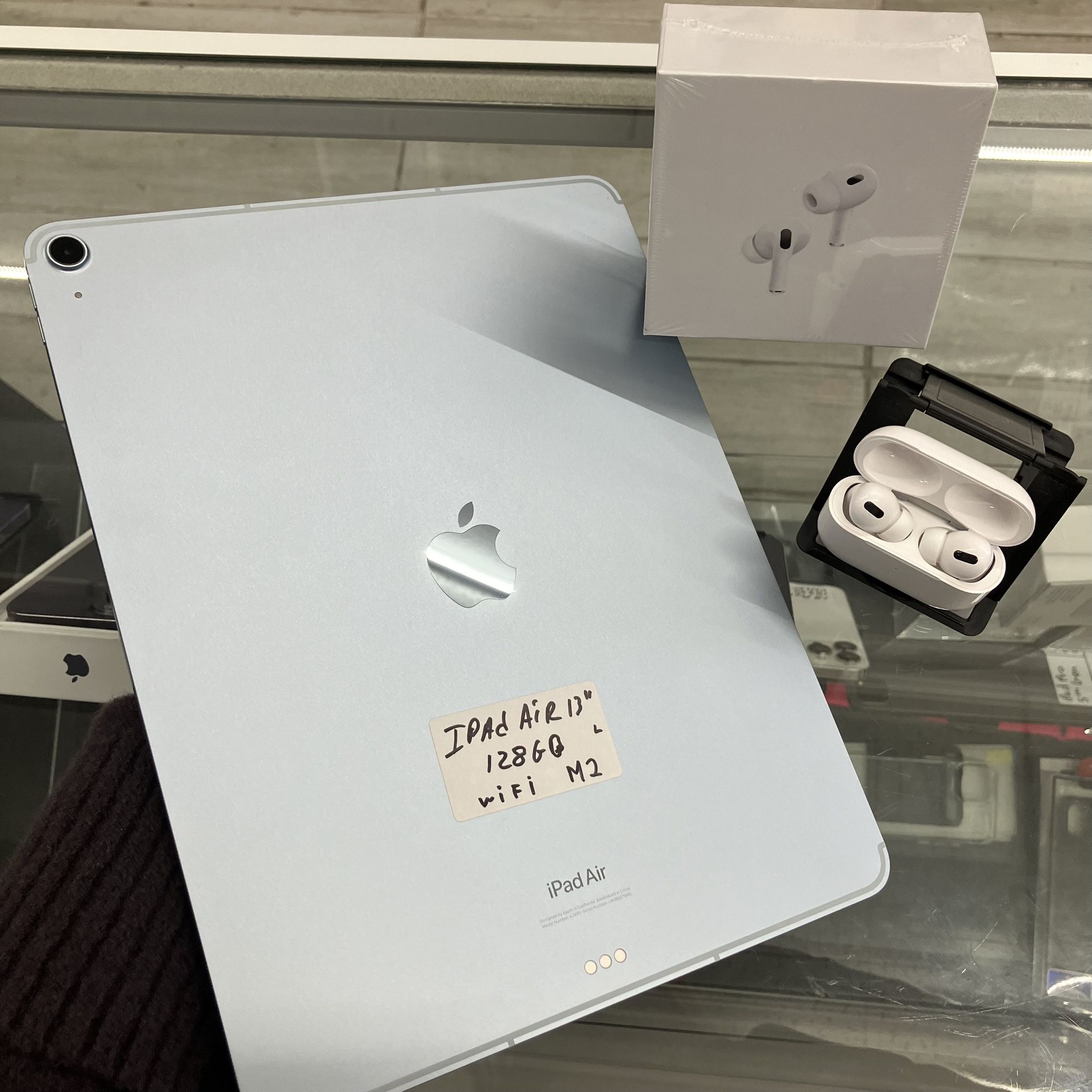 Blue Apple iPad Air 13” FREE headphones, Cheap $50 Down W/approval