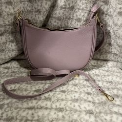 Lavander crossbody Leather Purse