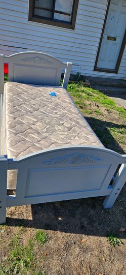 Twin bed.