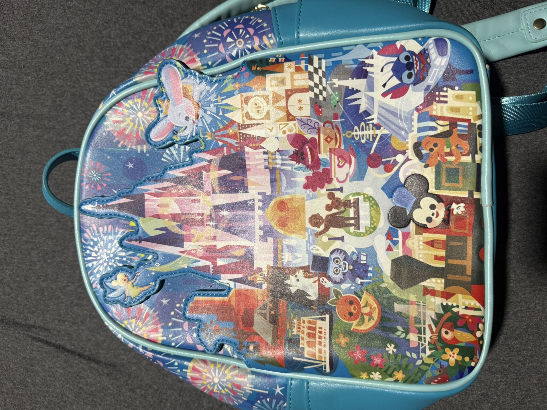 Loungefly Disney Parks Castle Mini Backpack by Joey Chou