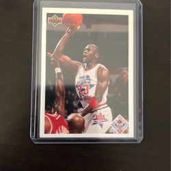 Michael Jordan AllStar Checklist Card