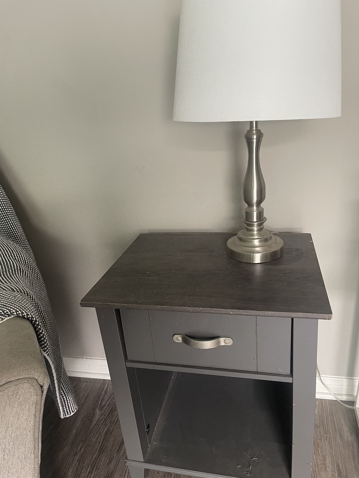 Nightstand With Lamp for Sale in Buena Park, CA OfferUp