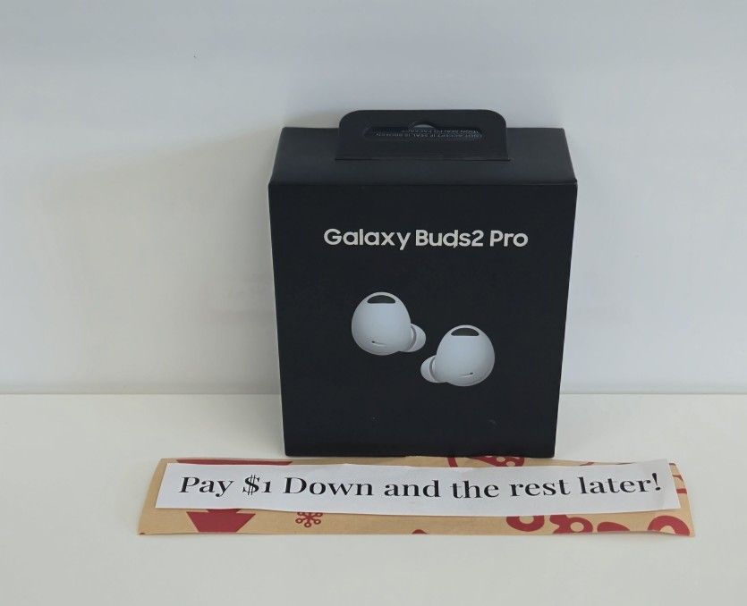 Samsung Galaxy Buds 2 Pro Wireless Headphones New - Payments Available - Pay $1 Down To take It home