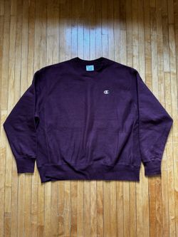 VTG Y2K Champion Reverse Weave Unisex Grape Purple Crewneck Sweatshirt Sz. XL  