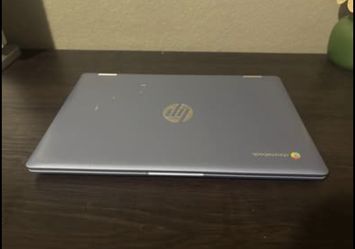 HP Chromebook x360 Blue Flip Screen