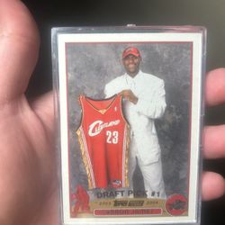 2003 Topps Lebron James Draft Picks