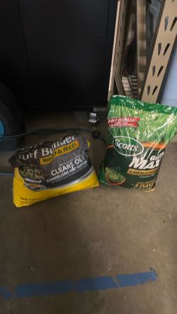 Scotts Fertilizer - Green Max Unopened + Half Weed & Feed