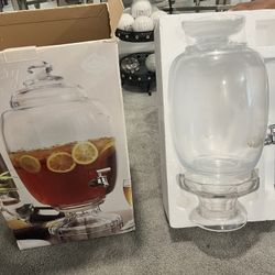 Westbury Glass Beverage Dispenser 