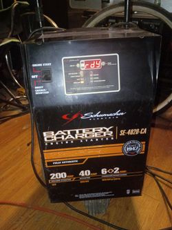 Schumacker electric battery charger