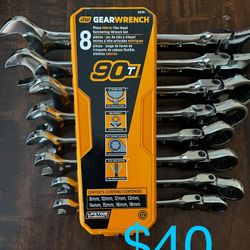 New Ratcheting Wrench Set 