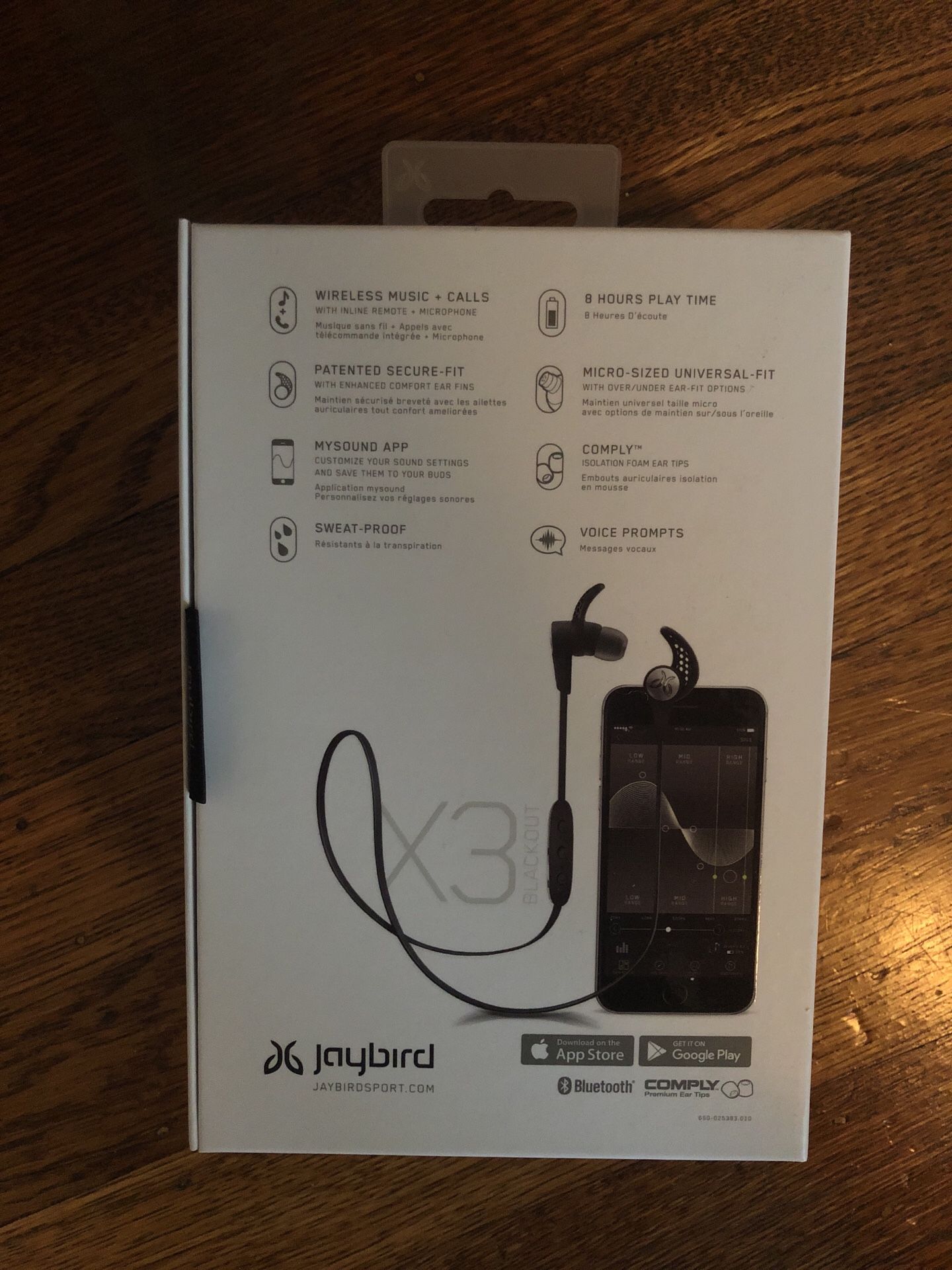 Jaybird X3 wireless headphones