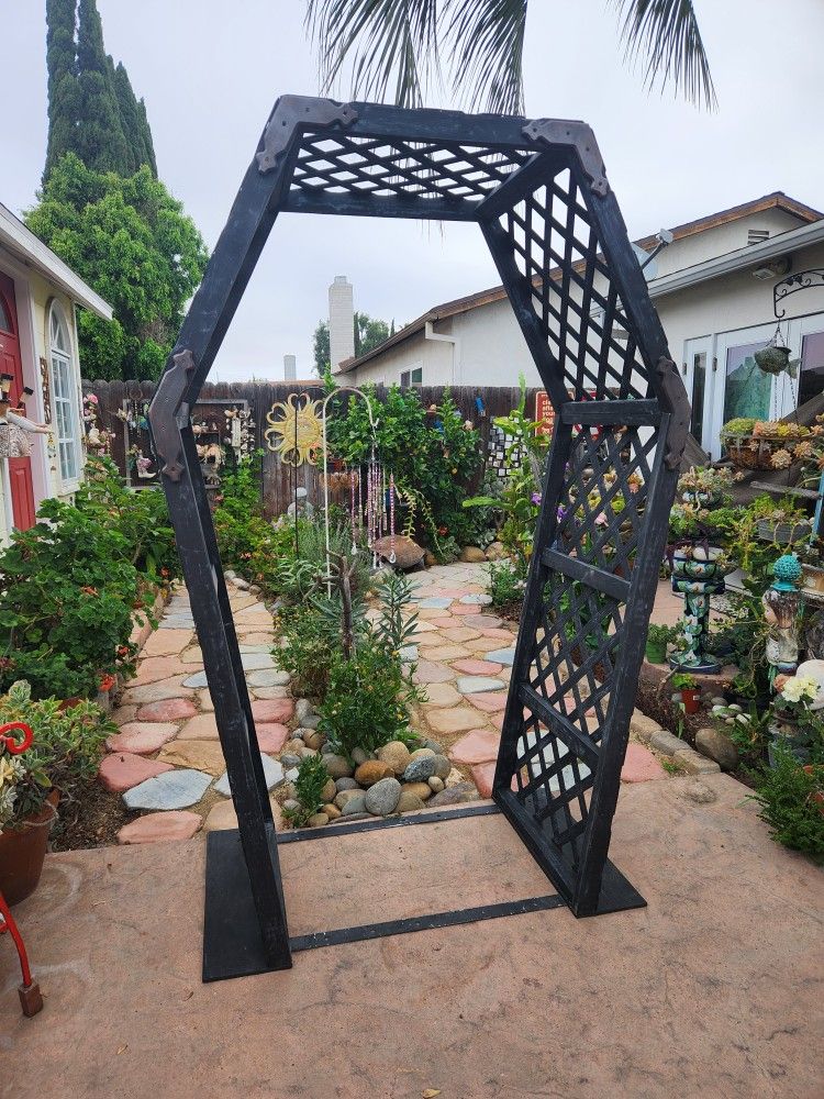 Gothic Coffin Style Arch Or Arbor