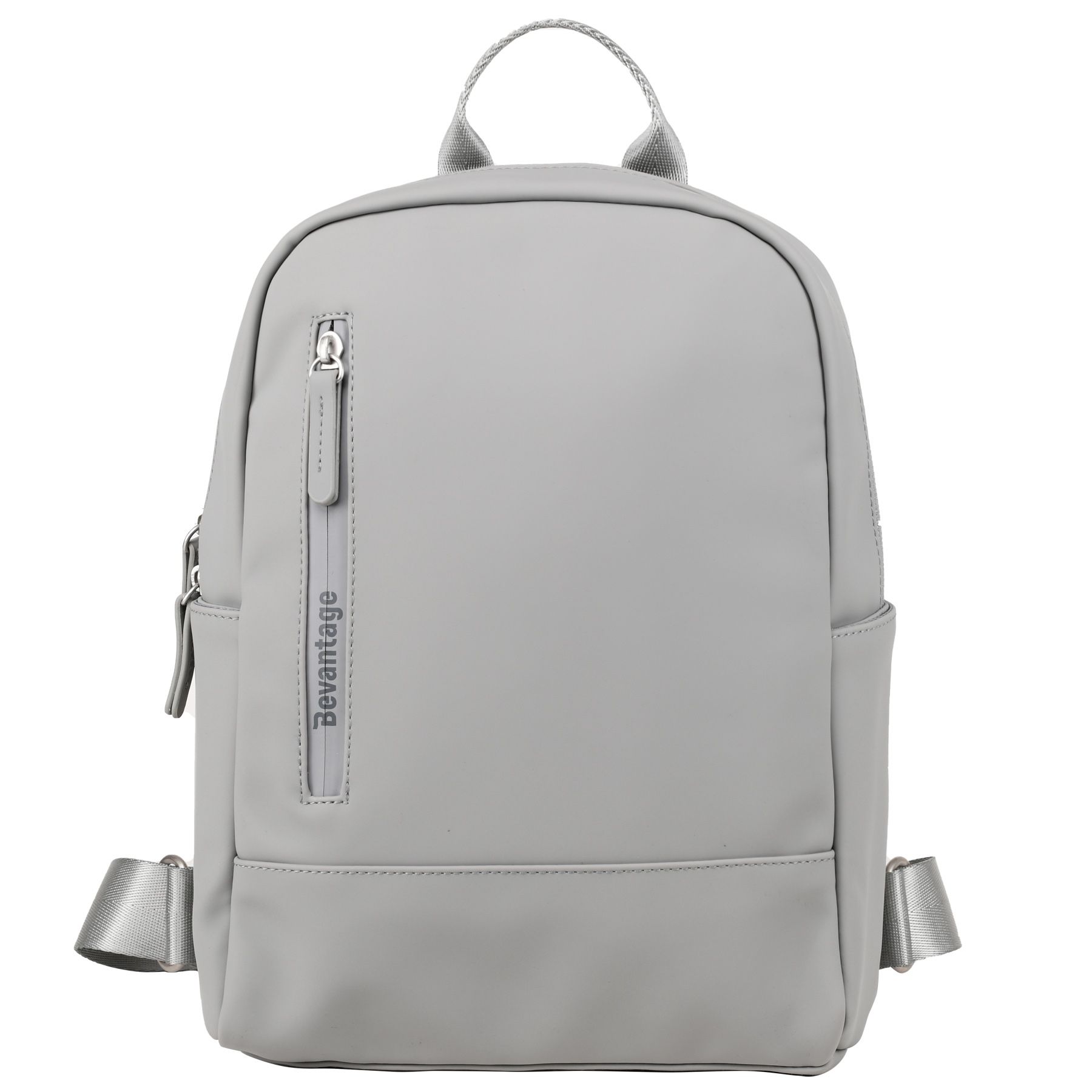 Small Backpack PU Leather Cute Lightweight Daily Waterproof Dirt Resistant, Gray