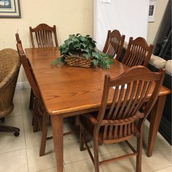 Dining Table With 6 Chairs 