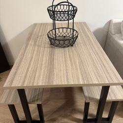 Bench-Style Dining Table