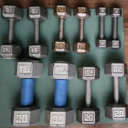 Dumbbell Set, 5-30 Lbs