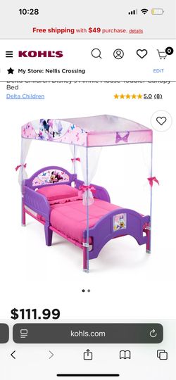 Toddler canopy bed