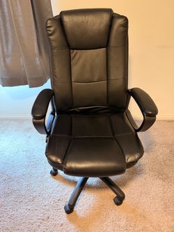 Black High-Back Office Chair
