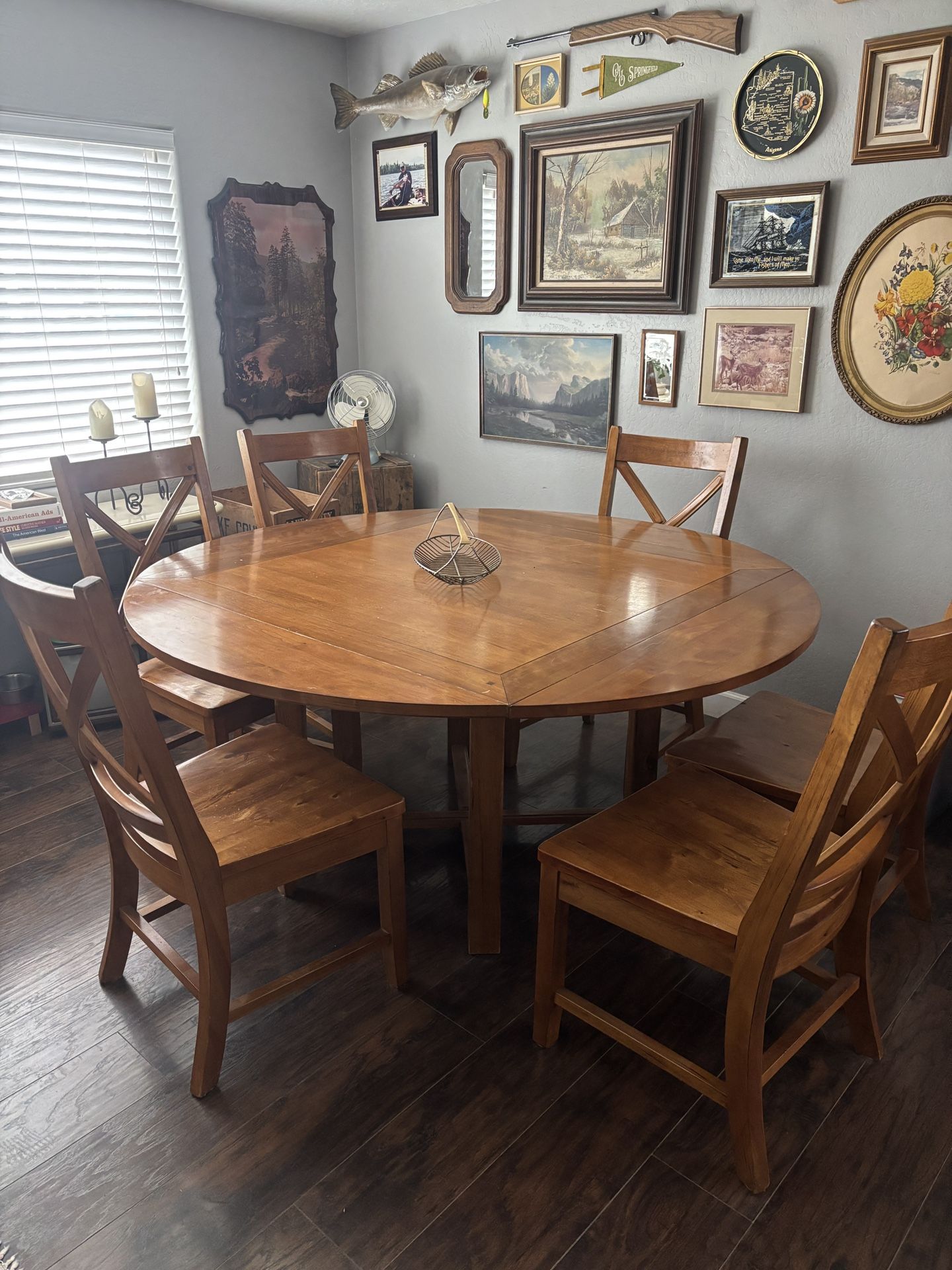 Solid Wood Extendable Dining Table