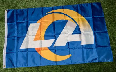 Rams flag size 5’x3’