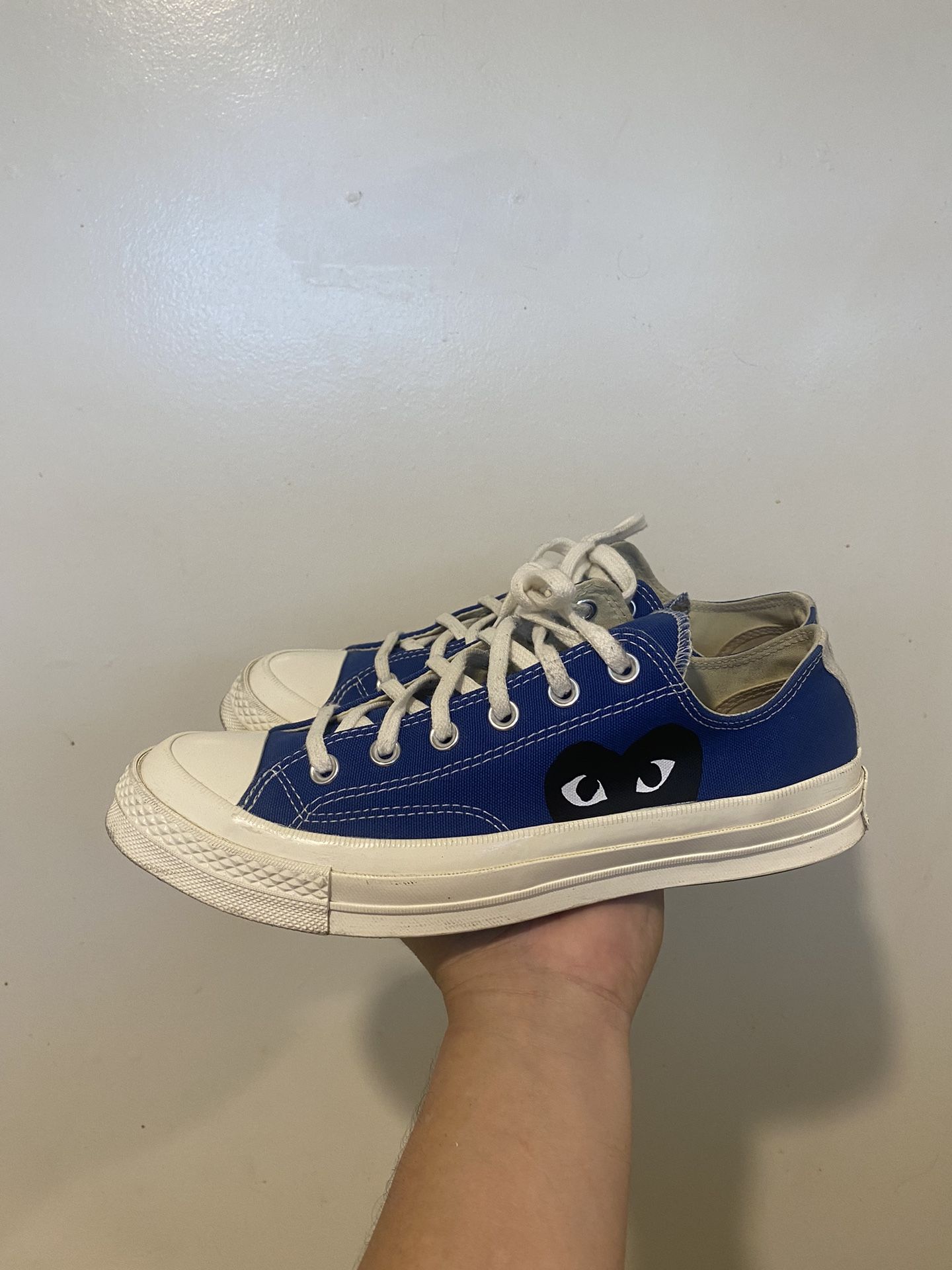 Converse Comme des Garçons PLAY x Chuck 70 Low 'Blue Quartz Men Size : 8 - Woman Size : 10