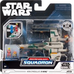 Star Wars Micro Galaxy Squadron Hera X-Wing RARE