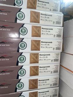 TrafficMaster Honeycomb Peel and Stick Floor Tiles