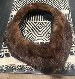 Faux fur scarf & neck warmer set