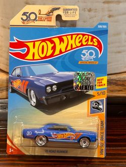Hot Wheels 70 ROAD RUNNER BLUE
