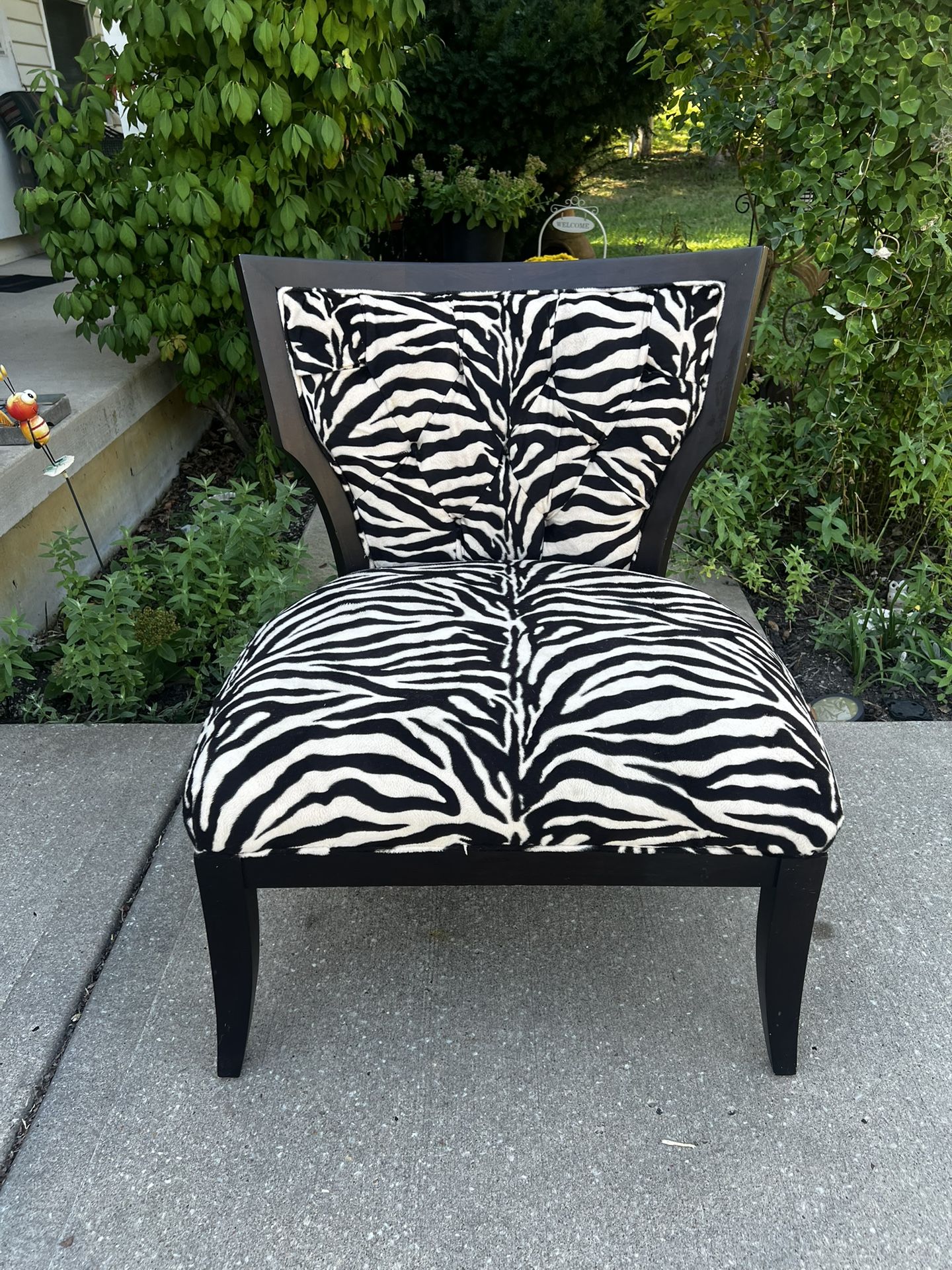 West Elm Zebra Chair