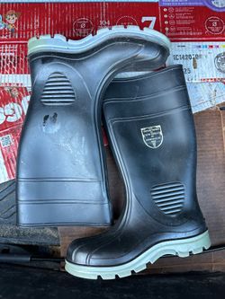 Size 8 PVC Steel Toe Work Boots - Waterproof