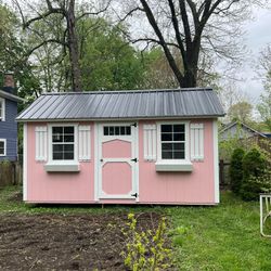 New Deluxe Lofted Garden Shed. Delivery And Leveling Included