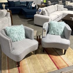 Set Of  Barrel Chairs