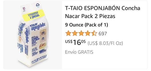 Jabón Esponja De Mexico