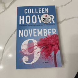 Colleen Hover November 9 Book 