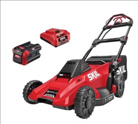 New SKIL PWR 40V 20-Inch Self-Propelled Electric Lawn Mower with Battery