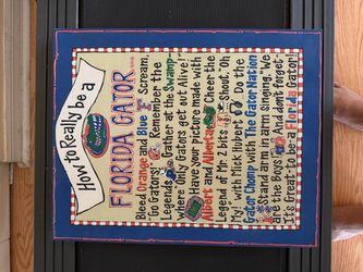Gators canvas wall art