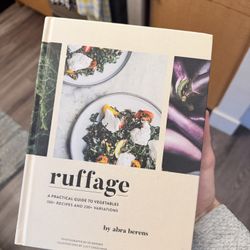 Ruffage Abra berens Guide To Vegetables Cookbook Coffee Table Book Kitchen Book