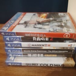 Board Games, PS 4 Games With Logo Light, Movies And TV Shows