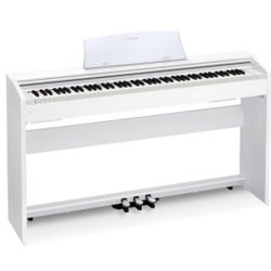 White Casio Privia PX-770 Digital Piano – Beautiful Condition