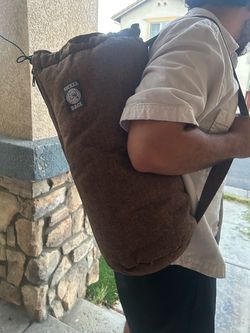 Dime Bags 18" Padded Drawstring Tube Case - Brown
