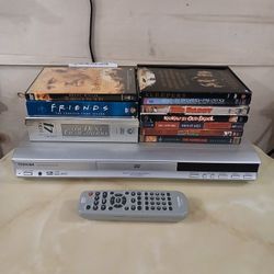 Toshiba DVD / CD Player With Remote & Movies 