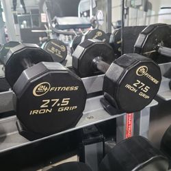 27.5 Iron Grip Pro Dumbbells 