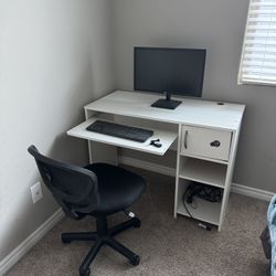 Computer Desk and chair for home office
