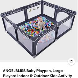 Baby Playpen - XL Play yard 71”x59”
