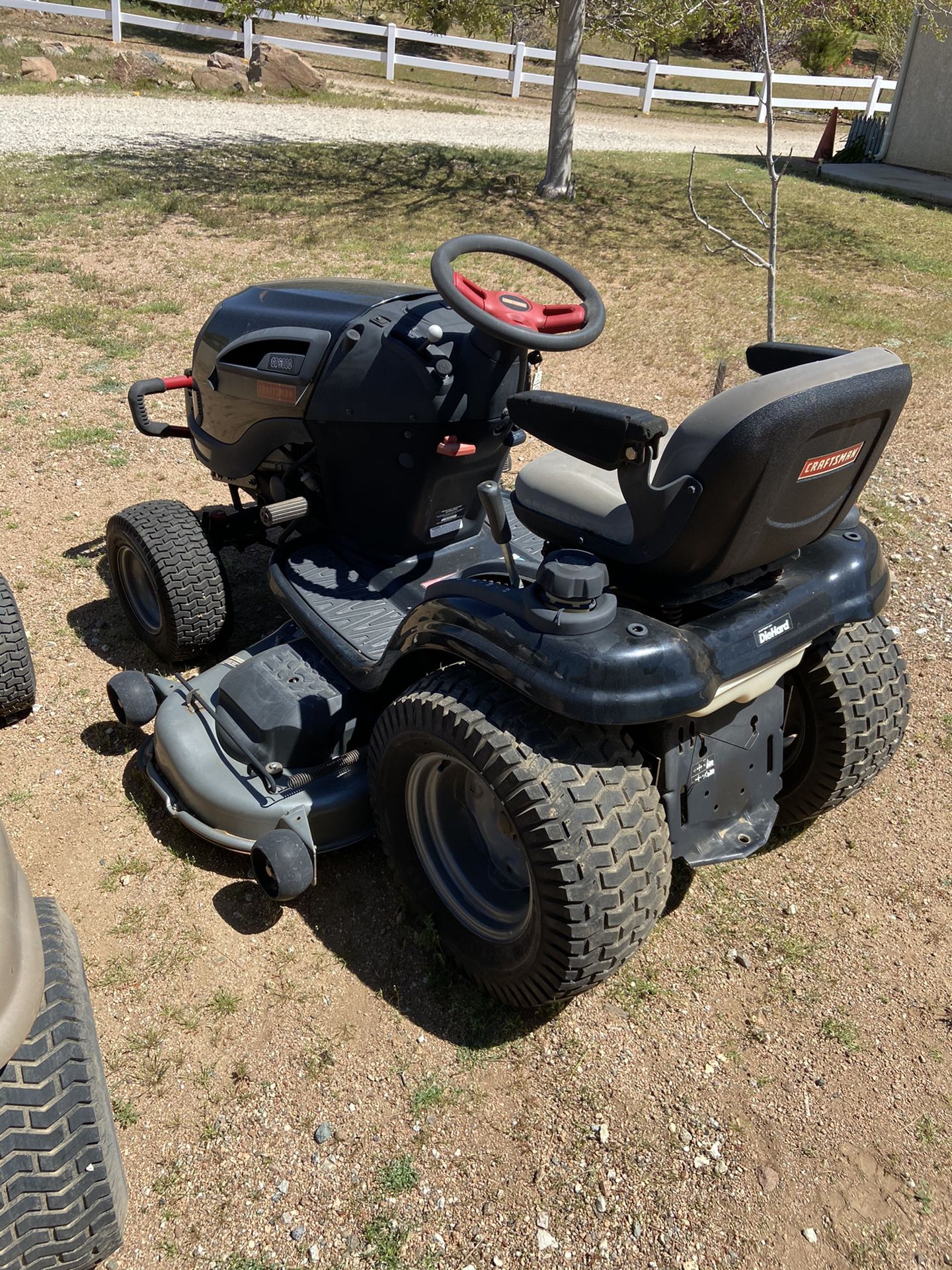 2001 and 2011 Sears Craftsman riding lawn mowers